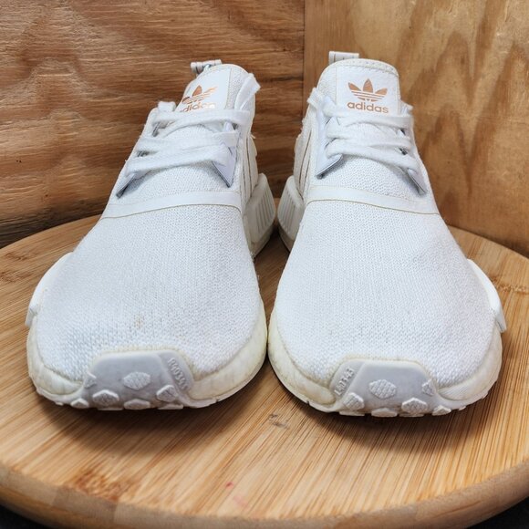 Adidas NMD R1 Boost Womens White Sneakers Size 8.5 - Picture 2 of 9